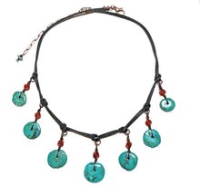 tribal turquoise & carnelian set