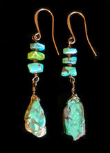 turquoise earrings - sunroot studio