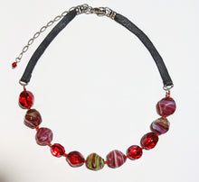vintage glass choker set