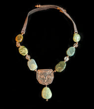 copper cat & cats eye set