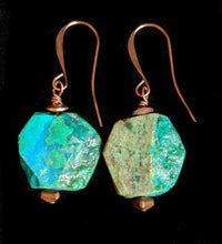 copper dill & chrysocolla set