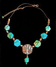 copper dill & chrysocolla set