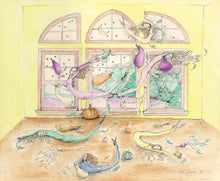 floating ladies with squash - sunroot studio