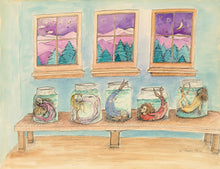 sleeping jar ladies - sunroot studio