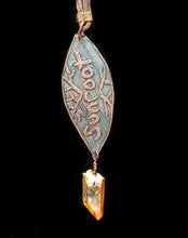 copper leaf & quartz set