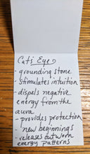 copper cat & cats eye set