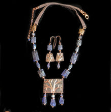 copper tree set with iolite - sunroot studio