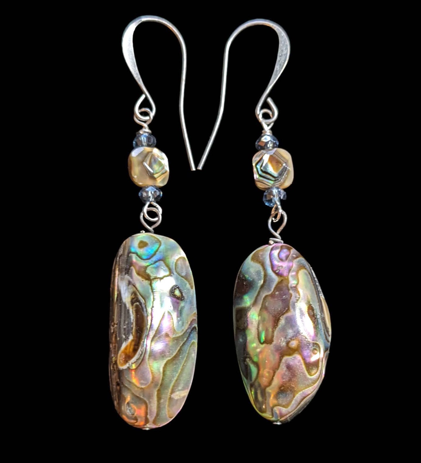 abalone shell earrings