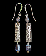 abstract tree & iolite set