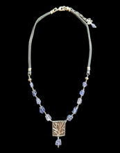 abstract tree & iolite set