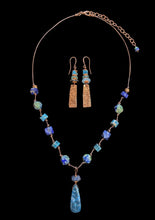 apatite, lapis & azurite set