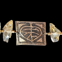 aspen leaf & citrine bracelet