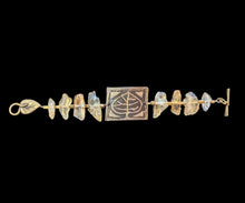 aspen leaf & citrine bracelet
