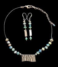 azurite in calcite trees set