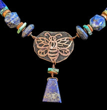 lapis & turquoise bee set