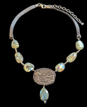 bird & labradorite set