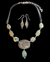 bird & labradorite set