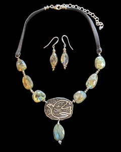 Bird & Labradorite Set