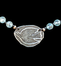 bird & blue topaz set