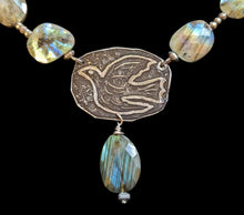 bird & labradorite set