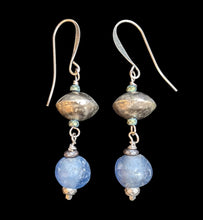 light blue african glass set