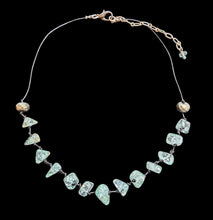blue crackle quartz set