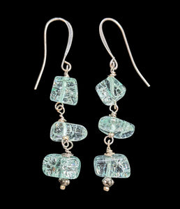 Blue Crackle Quartz Set