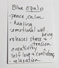 tree & blue opal set