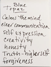 bird & blue topaz set