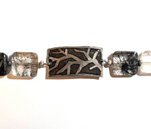 tourmaline quartz branch bracelet