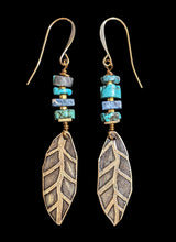 brass tree & turquoise set