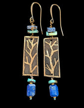 turquoise & lapis tree set
