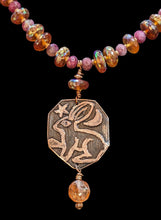 bunny & topaz and tourmaline set
