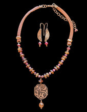 bunny & topaz and tourmaline set