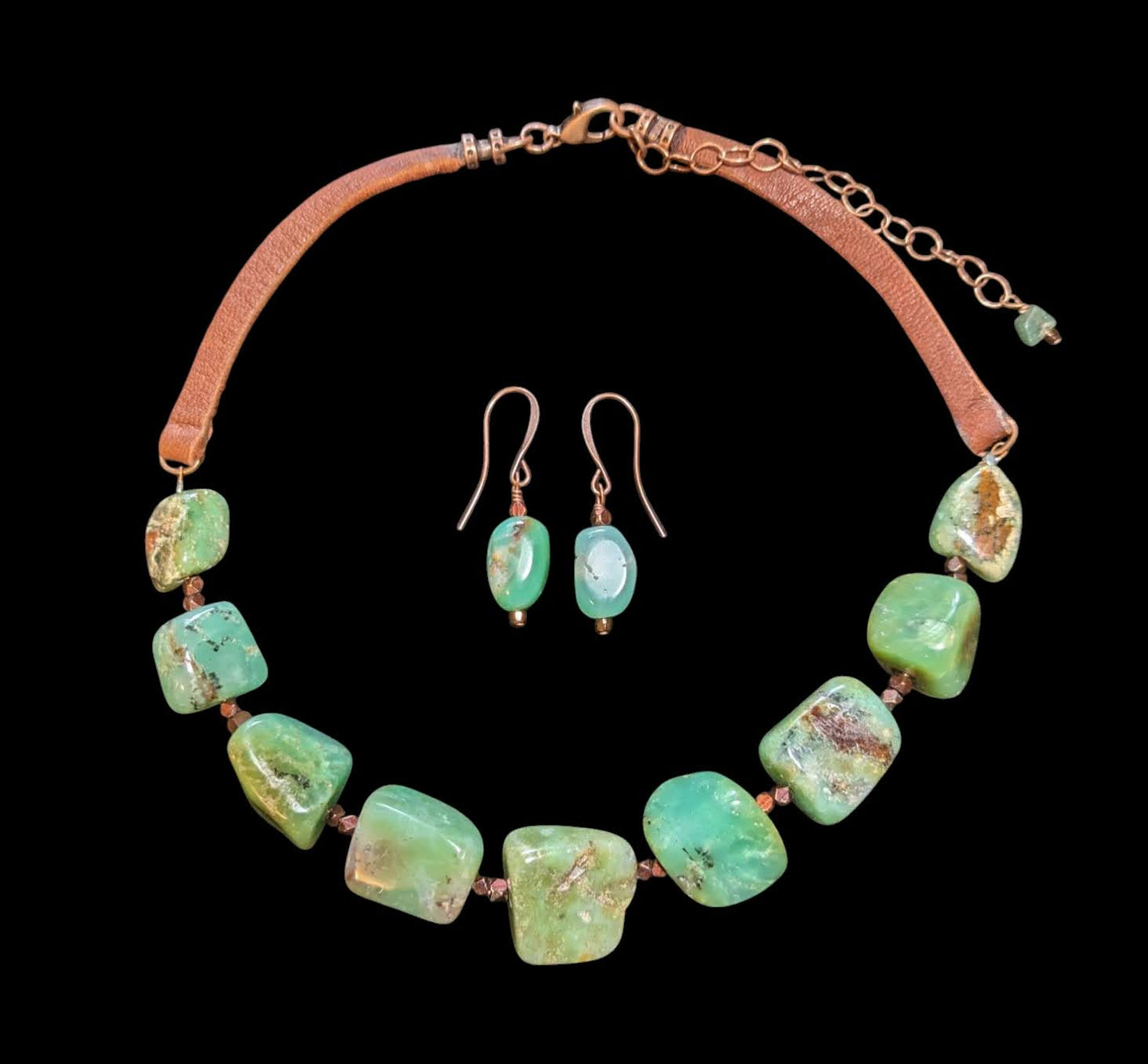 chrysoprase set