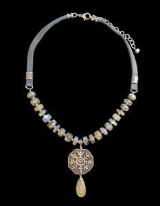 Dandelion & Labradorite Set
