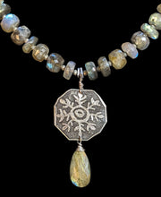 dandelion & labradorite set