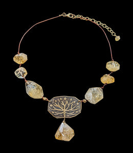 Dill Flower & Citrine Set