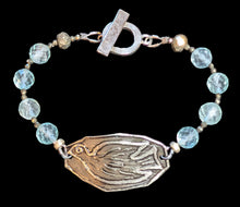 dove & topaz bracelet