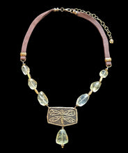 dragonfly & citrine set
