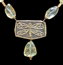 dragonfly & citrine set