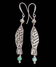 fish & moss agate set