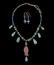 fish & roman glass set