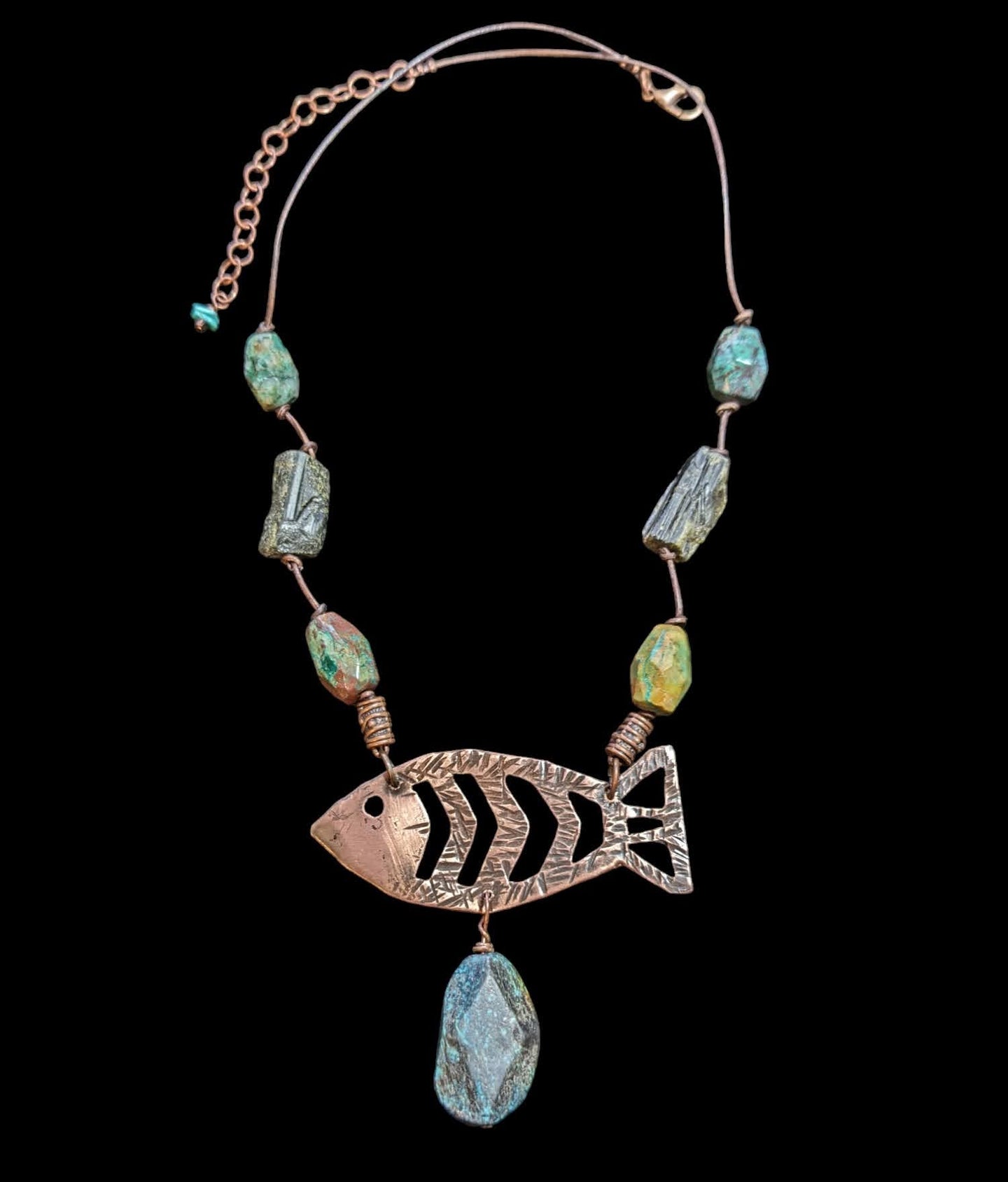 fish & turquoise set