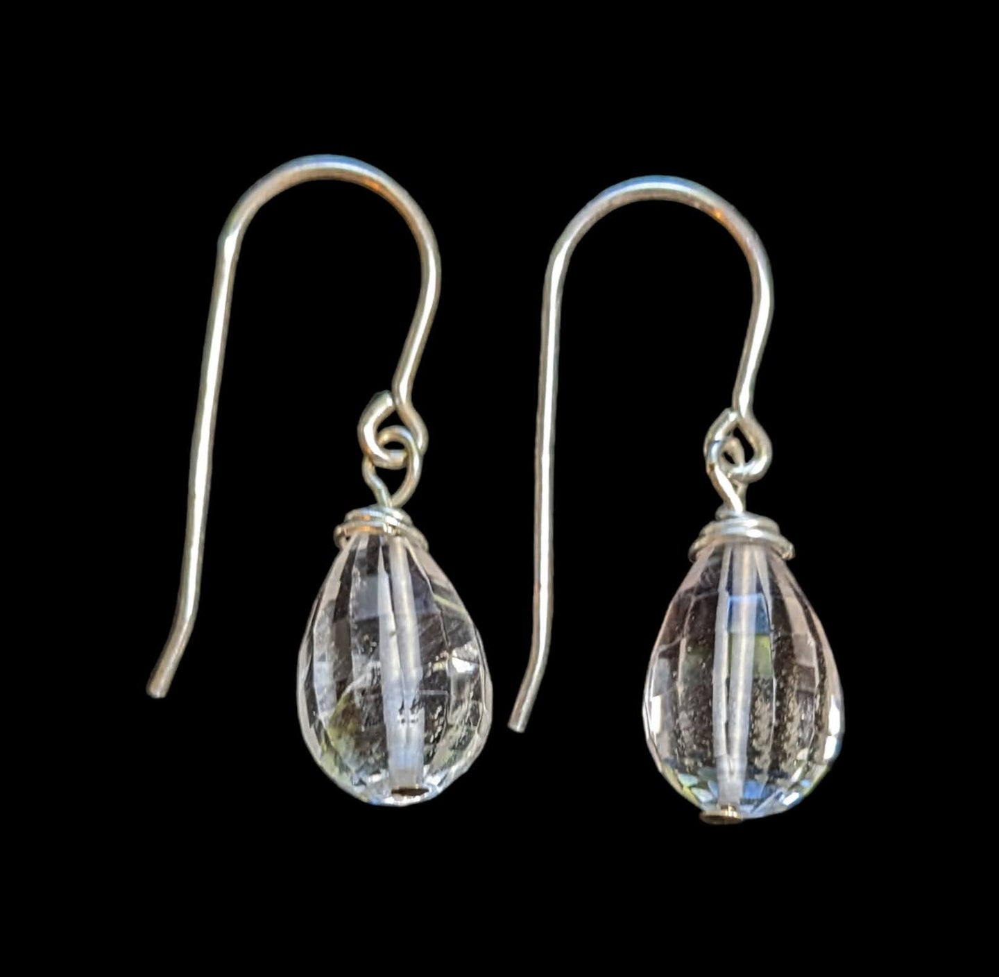 fluorite drop earrings