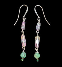 amethyst & fluorite set