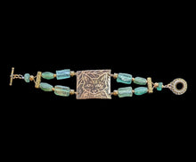 roman glass fox bracelet