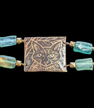 roman glass fox bracelet