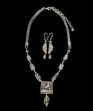 green amethyst moon & stars set