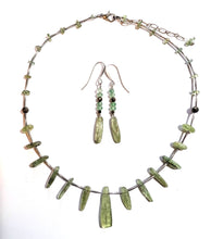 green kyanite set